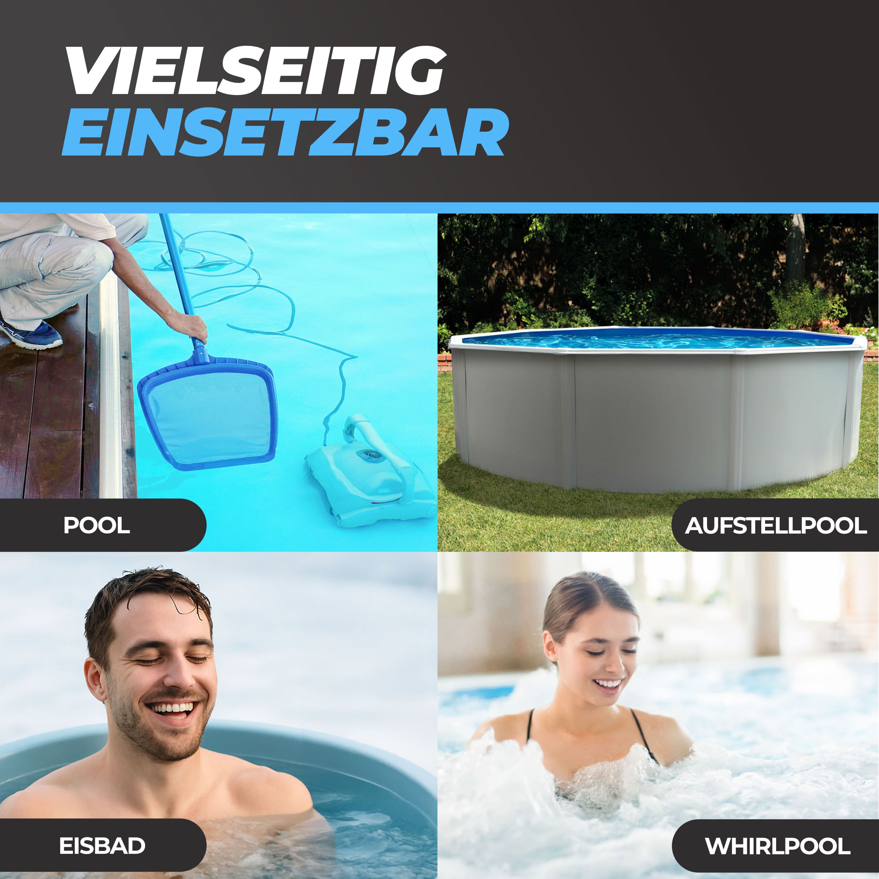 Eishelden Wasserpflege ohne Chlor fürs Eisbad