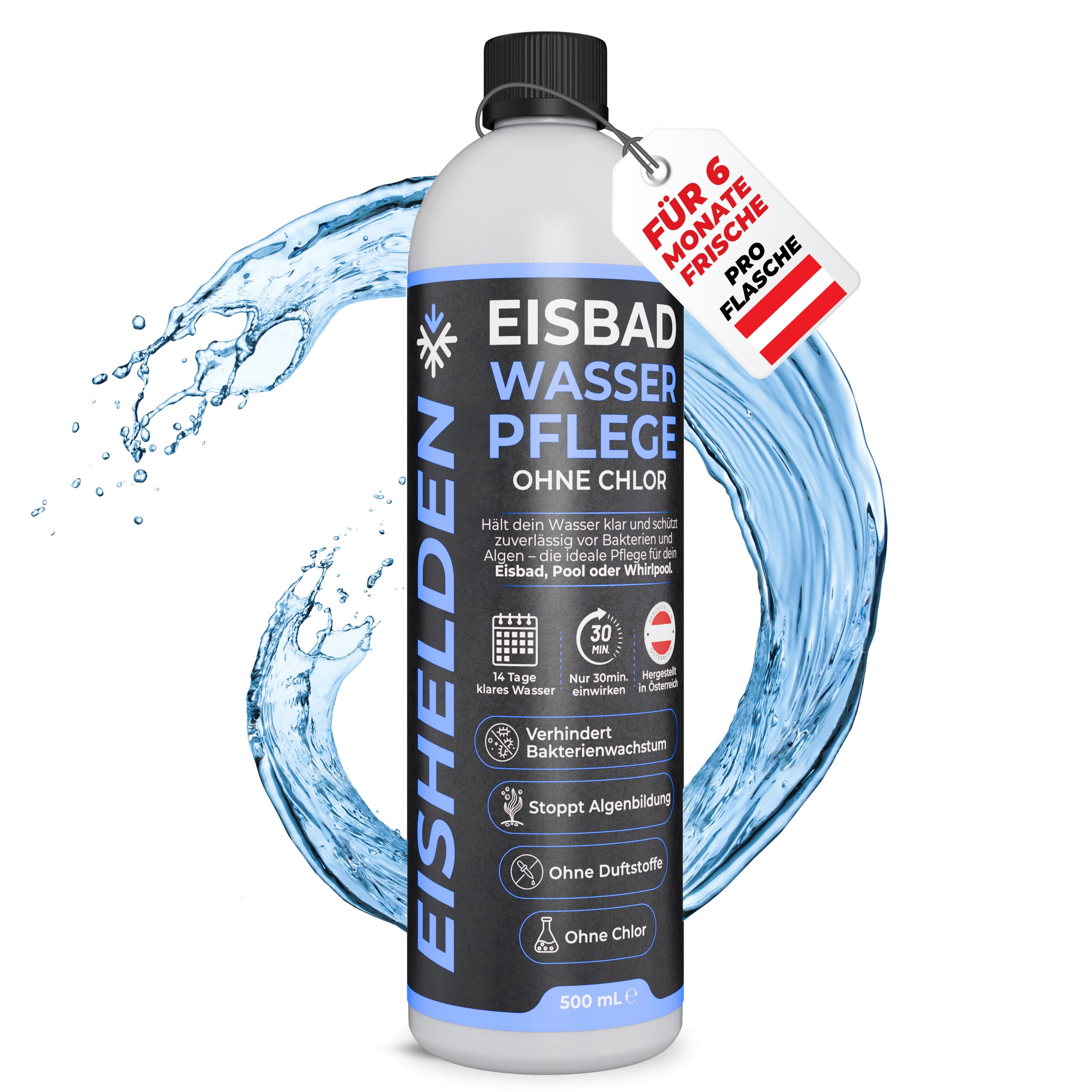 Eishelden Wasserpflege ohne Chlor fürs Eisbad